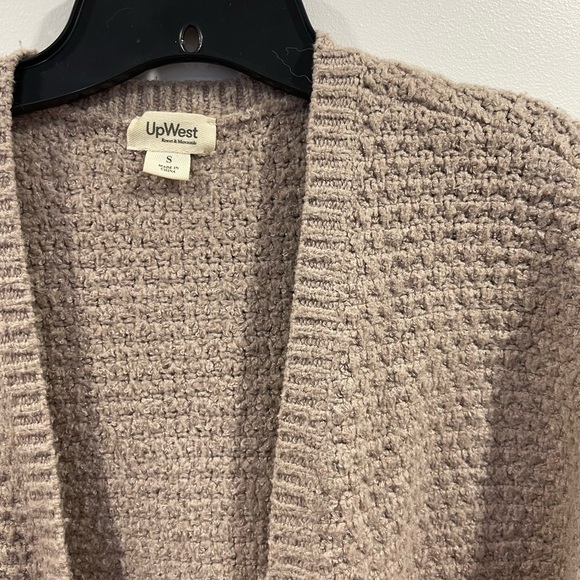 UpWest open long cardi sz S - Picture 2 of 5